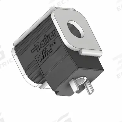 Parker Valve Solenoid Coil: 24VDC, 28 W Watt, DIN - Cartridge Valve Coils