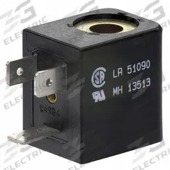 ARO Solenoid Coil: Universal, DIN 43650 Form B, 22 mm Coil Size, 240V AC, Plug-In, F (MPN 116218-35). Key specifications — attr1078676: ARO; attr1078675: 116218-35; attr1078680: Universal; attr1078681: Plug-In; attr1078682: DIN 43650 Form B; attr1078689: Leads Not Included; attr1078690: Indicator Light Not Included; attr1078703: 240V AC.