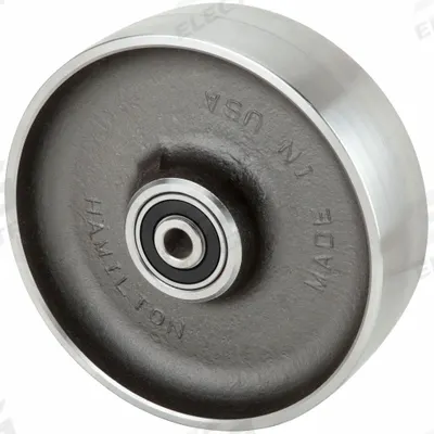 APPROVED VENDOR Caster Wheel: 10 in Wheel Dia., 3 in Wheel Wd, Steel, 6,500 lb Load Rating - Steel Tread Wheels