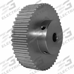 DAYTON Timing Pulley: Modified Curvilinear, Fixed, For GT Timing Belt Section, For 15 mm Belt Wd (MPN 48-5P15M6A12). Key specifications — Brand: DAYTON; Finish: Clear Anodized; For Belt Series: Powerhouse®.