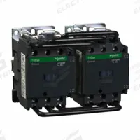 SCHNEIDER IEC Magnetic Contactor: Reversing, 3 Poles, 3NO Contacts, 50 A, 120V AC Coil (MPN LC2D50G7). Key specifications — Brand: SCHNEIDER; Integrated Surge Suppression: No.