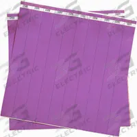 ID Wristband: No Legend, 10 in Overall Lg, 1 in Overall Wd, Tyvek®, Purple, 500 PK (MPN 95098). Key specifications — attr1126094: Purple.