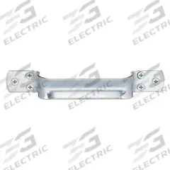 MONROE PMP Pull Handle: Unthreaded Holes, Steel, Silver, #9 Screw Size, 0.31 in, 1.59 in Projection (MPN PH-0250). Key specifications — Brand: MONROE PMP; Projection Type: Non-Recessed; Material: Steel; Finish: Zinc Plated; Color: Silver; Folding Type: Fixed; Mounting Type: Unthreaded Holes; Screw Size: #9.