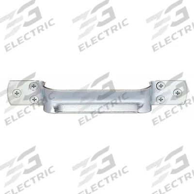 MONROE PMP Pull Handle: Unthreaded Holes, Steel, Silver, #9 Screw Size, 0.31 in - Standard Pull Handles