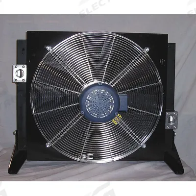 COOL-LINE Forced Air Oil Cooler: 90 hp Heat Removed, 200 gpm Max. Flow - AC Motor Driven Forced Air Oil Coolers