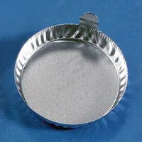 EAGLE THERMOPLASTIC Weighing Dish: Non-Sterile, Aluminum, 80 mL Capacity, Included, Round, Gray (MPN D70-100). Key specifications — Brand: EAGLE THERMOPLASTIC; Color: Gray; Material: Aluminum; Boat Shape: Round; Includes Finger Tab: Included.