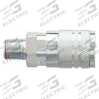SPEEDAIRE Quick Connect Hose Coupling: 1/4 in Body Size, 1/4 in Hose Fitting Size, Sleeve, MNPT (MPN 30E692). Key specifications — Brand: SPEEDAIRE; Thread Size: 1/4" -18; Coupling Locking Type: Sleeve; Hose Fitting Gender: Male.