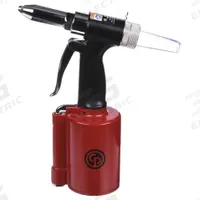 CHICAGO PNEUMATIC Air Riveter: 1 in Stroke Lg, 2,200 lbf Pulling Force, 1/4 in NPT (MPN CP9882). Key specifications — attr1320930: NPT; attr1320934: Yes; attr1320955: CHICAGO PNEUMATIC.