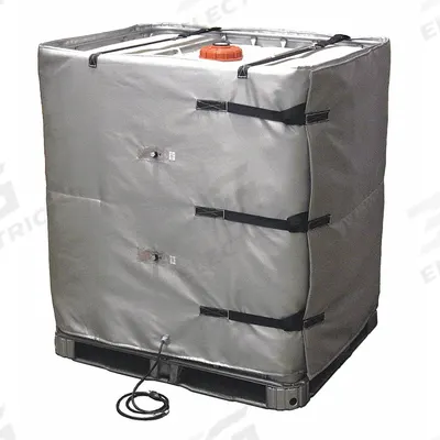 BRISKHEAT Tank Heaters: 115V AC, 1,440 W Watts, 0°F to 160°F, IP2X, IBC Totes - IBC Tote Blanket Heaters