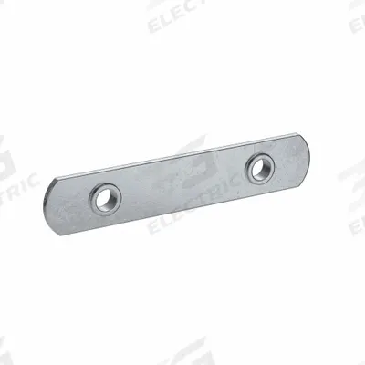 FATH INC. Economy T-Nut: 1/4"-20 Size, For 0.3 in Slot Wd, 10 Series, Double, Black Zinc-Plated - Slide-In T-Nuts