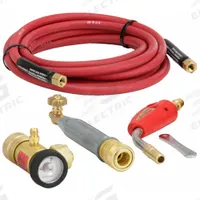 TURBOTORCH Torch Kit: Swirl Flame, CGA-200, Trigger-Start, Extreme Series, Torch Kit (MPN 0386-0832). Key specifications — Kit Series: Extreme; Compatible Fuel Cylinder Size: MC; Included Acetylene Regulator CGA Number: CGA-200; Included Tip Manufacturer Part Number: PL-5A; Connection Type: Quick Connect; Manufacturer Part Number: 0386-0832; Brand: TURBOTORCH; Item: Torch Kit.