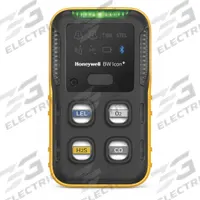 HONEYWELL Multi-Gas Detector: IP66/IP68, HONEYWELL BW BW Icon+, Lithium, BW Icon+, BW (MPN CP-I-0000H100-Y-00). Key specifications — Gas Detected: Carbon Monoxide; Housing Color: Yellow; Battery Chemistry: Lithium; Communication Protocol: Bluetooth.