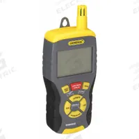 GENERAL Moisture Meter: Digital, LCD with Backlight, Pin/Pinless, ±3% Moisture Content Accuracy (MPN RHMG650). Key specifications — attr999354: Digital; attr1009284: Flat Pinless; attr1009272: Auto Power Off; attr999347: Wood; attr999350: LCD with Backlight; attr999383: ±3%; attr999345: GENERAL.