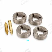 MILLER ELECTRIC Drive Roll Kit: 4-Roll, 0.03 in, V-Groove, 50 Series (MPN 046780). Key specifications — For Welder Series: Millermatic 300; For Wire Feeder Series: 54 Series; For Wire Type: Solid; Brand: MILLER ELECTRIC; Manufacturer Part Number: 046780.