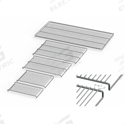 MEMMERT Grid Shelf: Stainless Steel, 12 in Overall Dp, Incubators - Shelves & Racks for Lab Heating Equipment