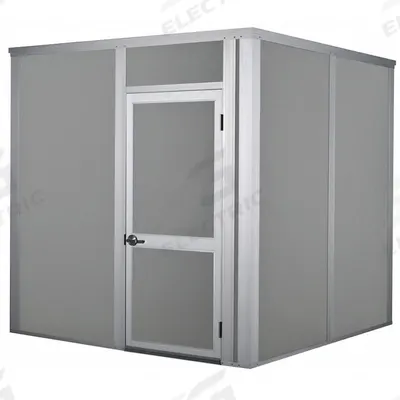 PORTA-KING Modular Wall Enclosure: 10 ft x 12 ft x 8 ft, 95 sq ft Int Area - Sound-Reducing Equipment Enclosures
