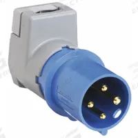 HUBBELL Pin and Sleeve Plug: Blue, 250V AC, Three Phase, 60 A, 3 Pole, 4 Wire, IEC Grounding (MPN A460P9). Key specifications — Brand: HUBBELL.