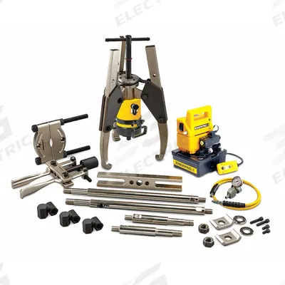 ENERPAC Hydraulic Puller Set: 25 ton Capacity with Attachments - Ram Puller Sets