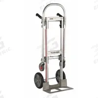 MAGLINER Convertible Hand Truck: 500 lb, Dual-Handle, Silver, Aluminum, Tread on Core (MPN GMK16UAB). Key specifications — Brand: MAGLINER.
