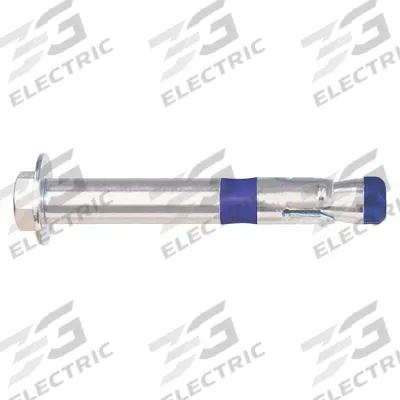 DEWALT Sleeve Anchor: 8 1/2 in Overall Lg, 5/8 in Dia, Steel, Zinc Plated, Hex - Hex-Head Sleeve Anchors