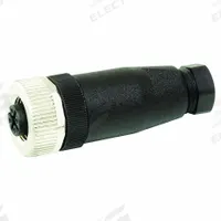 MURRELEKTRONIK Circular Connector: A Coded, 4 Socket, M12 Screw, IP67, Screw Terminals, Straight (MPN 7000-12901-0000000). Key specifications — Connector Body Type: Socket; Coding: A; Brand: MURRELEKTRONIK; Voltage Rating: 250V AC/250V DC; Thread Size: M12; Mounting Style: Screw; IP Rating: IP67; Housing Material: Plastic.