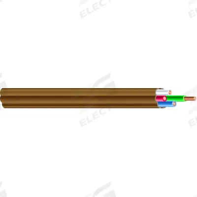 SOUTHWIRE Thermostat Wire: 18 AWG Conductor Size, 4 Conductors, 250 ft Overall Lg - Nonplenum-Rated Thermostat Wires