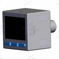 SMC High Precision Pressure Switch: 1/8 in Port Size, 1 Output/2 Output NPN/PNP Open Collector, 2M (MPN ZSE20B-Y-N01-W). Key specifications — attr124221: ZSE20B-Y-N01-W; attr124227: ZSE20B(F); attr124234: 1 Output/2 Output NPN/PNP Open Collector; attr124235: 12 to 24V DC; attr1042233: 4-Pin Snap-In Plug.