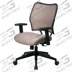 OFFICE STAR Office Chair: Space, Ht, Brown, Fabric Material, 17 3/4 in Back Ht, 19 1/4 in Seat Wd (MPN 13-V88N1WA). Key specifications — attr995518: Space; attr982877: Black; attr982913: Yes; attr982865: Latte; attr982870: OFFICE STAR; attr982901: Latte.