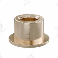 Flanged Sleeve Bearing: Bronze, SAE 841, 3/8 in Bore, 5/8 in OD, 1/2 in Lg, -35°F to 300°F, 10 PK (MPN FF319-01B). Key specifications — System of Measurement: Inch; Material Grade: SAE 841; Flange Type: Flanged; Brand: OILITE.