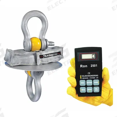 RON CRANE SCALES Crane Scale: 20,000 lb Wt Capacity - Imperial, +/-0.1% Accuracy, 10 lb - Dynamometers