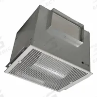 Exhaust Fan: Ceiling, 1,592 cfm Max, 8.4 sones, Variable Speed, Rectangle Duct (MPN CBF1500). Key specifications — Brand: CANARM; Nameplate Voltage: 115V AC; Sensor Type: None; Duct Shape: Rectangle; Heater: Without Heater; Includes: Grille; Mounting Location: Ceiling; Number of Speeds: Variable.