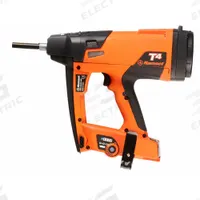 RAMSET Nail Gun Kit: Pin, Sequential, For 9 ga Nail Gauge, 0°, 2 Batteries, 1 Charger, 6 V DC Volt (MPN T4SS). Key specifications — attr1171067: 0°; attr1171093: Pin; attr1171072: Sequential.