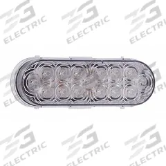 MAXXIMA Park/Turn Light: LED, Turn Signal Light, Amber, Oval, 2 3/16 in Overall Ht, Pigtail, Grommet (MPN AX60YCG-KIT). Key specifications — Standards: SAE J222; Electrical Connection: Pigtail; Brand: MAXXIMA; Installation Type: Permanent; Lens Color: Amber; Mount Type: Grommet; Lighting Technology: LED; Light Type: Turn Signal Light.