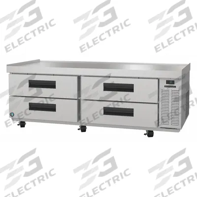 HOSHIZAKI Undercounter Refrigerator: 15.4 cu ft, 27 in Ht, 33 1/4 in Dp - Chef Bases