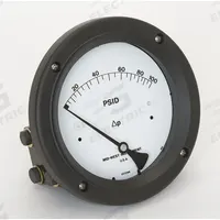 MIDWEST INSTRUMENT Differential Pressure Gauge: Back, 1/4 in NPT Female, ±3-2-3% Gauge Accuracy, 140 (MPN 140-SC-00-OO-100P). Key specifications — Sensor Type: Diaphragm; Series: 140; Housing Material: 316 Stainless Steel; Certificate of Calibration: Not Included; Gauge Accuracy: ±3-2-3%.