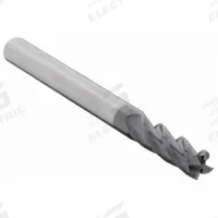 APPROVED VENDOR Square End Mill: Carbide, AlTiN Coated, 4 Flute, 5 mm Mill Dia, 16 mm LOC, 51 mm OAL (MPN 206-001350B)