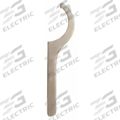 AMPCO Hook Spanner Wrench: 1 5/16 in to 1 7/16 in, 6 3/4 in Overall Lg - Fixed-Hook Spanner Wrenches