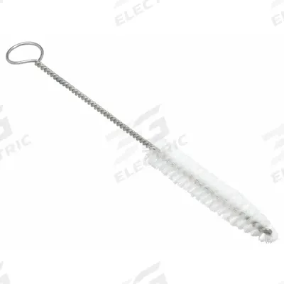 TANIS Micro Tube Brush: 7 in Overall Lg, Nylon, White, 3 1/2 in Brush Head Lg - Lab Brushes