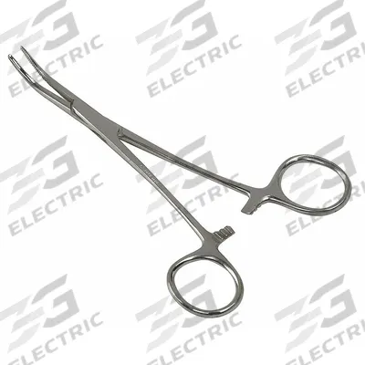 MABIS Kelly Forcep: Stainless Steel, 5 1/2 in Overall Lg - Kelly Hemostatic Forceps