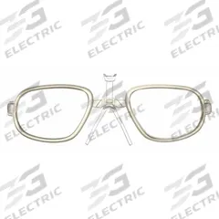 PYRAMEX Prescription Insert Holder: 23Y655/23Y656, GB6410SDT/GB6420SDT, Pyramex, Clear, V2G, Nylon (MPN RX6400). Key specifications — Compatible Series: V2G; Brand: PYRAMEX; Frame Color: Clear; Frame Material: Nylon.