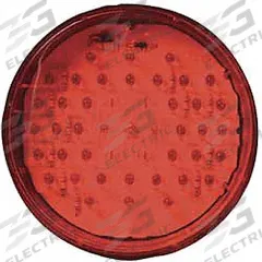 MAXXIMA Stop/Turn/Tail Light: LED, Stop Light, Red, Round, 4 in Overall Dia, 1 11/16 in Overall Dp (MPN 3YXU6). Key specifications — Standards: SAE J585E; Electrical Connection: PL-3 Connector; Brand: MAXXIMA; Installation Type: Permanent; Lens Color: Red; Lighting Technology: LED; Light Type: Stop Light.