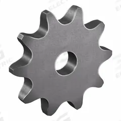 TRITAN Roller Chain Sprocket: No Hub, For Single Strands, 100, 10 Teeth, 4.045 in Pitch Dia, Steel (MPN 100A10H X 1). Key specifications — Brand: TRITAN.