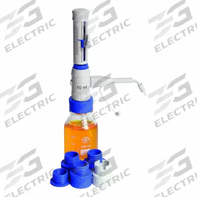 UNITED SCIENTIFIC SUPPLIES Bottle Top Dispenser: 100 mL Volume Capacity - mL - Bottle Top Dispensers