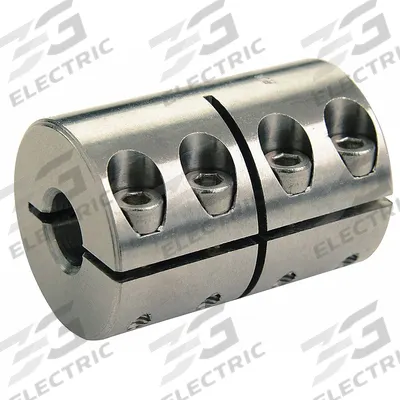 RULAND MANUFACTURING Rigid Shaft Coupling: 7/8 in Bore Dia 1, 5/8 in Bore Dia 2, Round - One-Piece Rigid Shaft Couplings