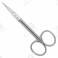CLAUSS Scissors: Ambidextrous, 4 1/2 in Overall Lg, Straight, Steel, Pointed, Silver (MPN 12100). Key specifications — attr308500: Steel; attr308502: Silver; attr308505: Ambidextrous; attr308522: Electronics; attr324896: CLAUSS.