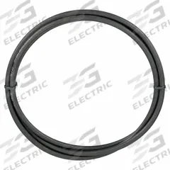 GATES Round Belt: Black, 9/16 in Dia, For 5 13/32 in Min Pulley Dia, 166 in Overall Lg, Rough, 80A (MPN 9 X 166 RE BELT). Key specifications — Hardness: 80A; Belt Material: Gum Rubber; Color: Black.