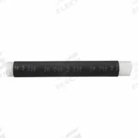 3M Shrink Tubing: 1.38 in I.D. Before Shrinking, 0.66 in I.D. After Shrinking, 12 in Lg, EPDM Rubber (MPN 42868). Key specifications — Color: Black; Material: EPDM Rubber.