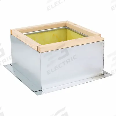 Dayton Roof Curb: Fixed Nonventilated Curbs, Square Curb, 29.5 x 29 1/2 in Inside Dim - Roof Curbs