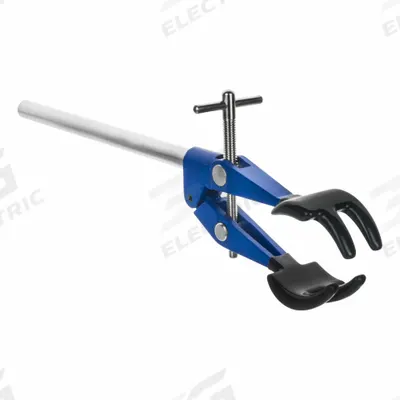 EISCO SCIENTIFIC Clamp on Rod: Clamp on Rod, Zinc Alloy, Zinc Alloy, 9 1/2 in Overall Lg - Lab Clamps