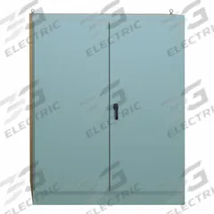 HAMMOND Enclosure: Steel, 90 in x 72 in x 24 in, NEMA 12, Solid Cover, Hinged, Dust Tight (MPN 1418BYD24). Key specifications — Brand: HAMMOND; Closure Method: Handle; Knockouts: Not Included.